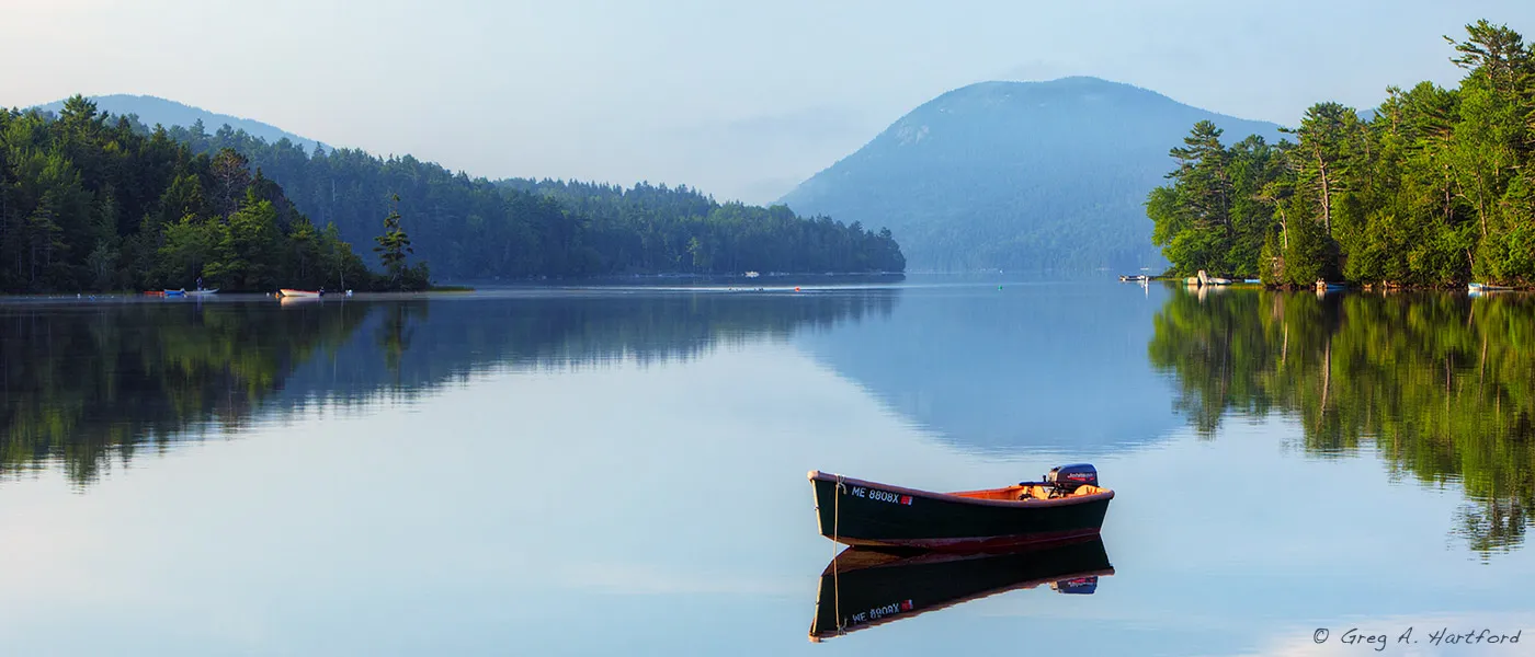Great Long Pond on Mount Desert Island Maine